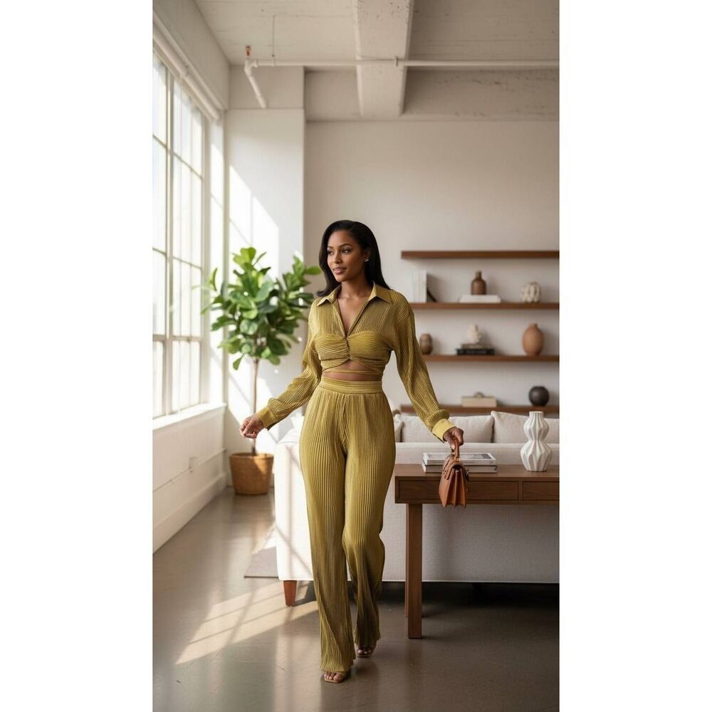 Carli Misguided 2 piece pant set